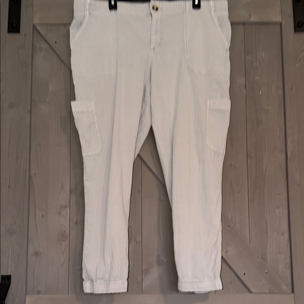 Sonoma Light Gray Khaki Cargo Pants